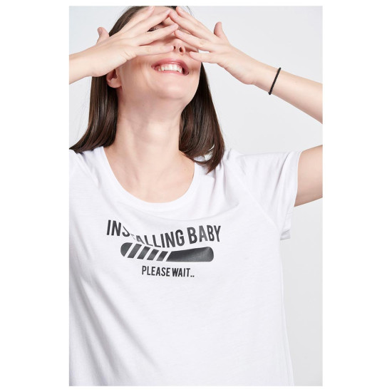 Bodytalk Γυναικεία κοντομάνικη μπλούζα Maternity Loose T-Shirt